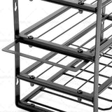 Kitchen & Bathroom DIY: 4-Layer Heavy Duty Drill Holder Wall Mount Tool Rack Organizer,