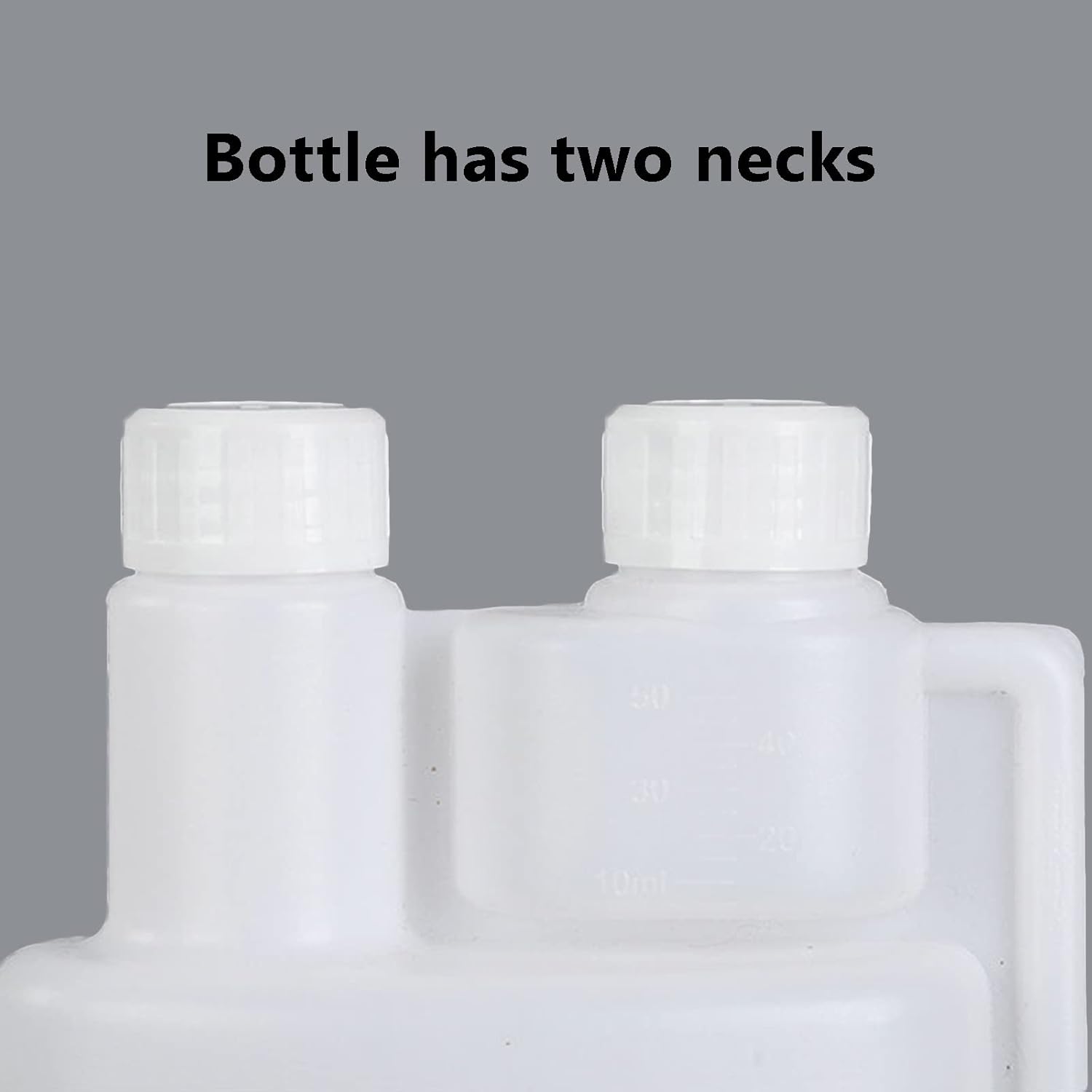 Disposable Cups: 10-Pack 500ml Plastic Twin Chamber Bottles with Tamper Evident Caps