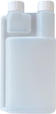10-Pack 250ml Plastic Twin Chamber Bottles, Tamper Evident Cap