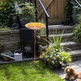 Fountain & Ponds Accessories: Solar Bird Bath Feeder Fountain Deck Post Mount
