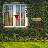 Fountain & Ponds Accessories: Solar Bird Bath Feeder Fountain Deck Post Mount
