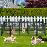 Dog Playpens & Gates: XL Metal Dog Playpen Indoor Fence with Waterproof Pad