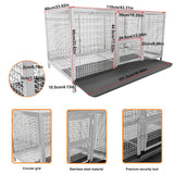 Coop & Hutch Accessories: Stainless Steel Chicken Coop XL House/Coop