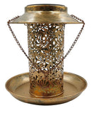 Gardening Tools: Solar Bird Seed Feeder Hanging Outdoor Garden