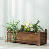 Garden Beds & Planters: Medium Raised Garden Bed 60x30x33cm Wooden Planter Box