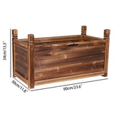 Garden Beds & Planters: Medium Raised Garden Bed 60x30x33cm Wooden Planter Box