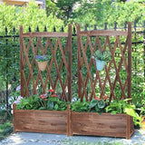Garden Beds & Planters: Medium Raised Garden Bed 60x30x33cm Wooden Planter Box
