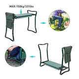 Supports & Braces: XXL Garden Kneeler Seat Stool with Pocket, 150kg Load
