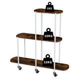 Gardening Accessories: Plant Stand with Wheels Indoor Outdoor Flower Rack Display