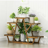 Calendars, Organisers & Planners: Wooden 6 Tier Plant Stand A-Frame Flower Pot Display Organizer