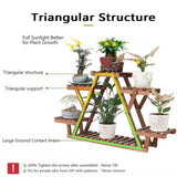 Calendars, Organisers & Planners: Wooden 6 Tier Plant Stand A-Frame Flower Pot Display Organizer