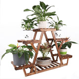 Calendars, Organisers & Planners: Wooden 6 Tier Plant Stand A-Frame Flower Pot Display Organizer