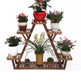 Calendars, Organisers & Planners: Wooden 6 Tier Plant Stand A-Frame Flower Pot Display Organizer