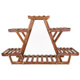 Calendars, Organisers & Planners: Wooden 6 Tier Plant Stand A-Frame Flower Pot Display Organizer
