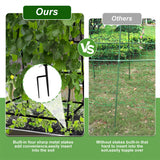 Fencing: XL Heavy Duty Garden Trellis for Climbing Plants with Netting