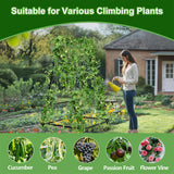Fencing: XL Heavy Duty Garden Trellis for Climbing Plants with Netting