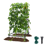 Fencing: XL Heavy Duty Garden Trellis for Climbing Plants with Netting