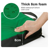 Supports & Braces: Premium Kneeling Pad Green/Grey Large Comfort Knee Mat
