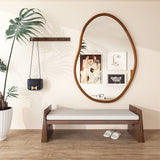 Mirrors: Large Art Deco Asymmetrical Wall Mirror 74.3x110cm