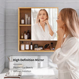 Bathroom Cabinets, Cupboards & Storage: Wall Cabinet Bathroom Mirror Storage Medicine 55.5cm