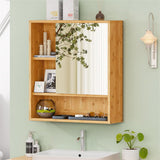Bathroom Cabinets, Cupboards & Storage: Wall Cabinet Bathroom Mirror Storage Medicine 55.5cm