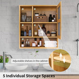 Bathroom Cabinets, Cupboards & Storage: Wall Cabinet Bathroom Mirror Storage Medicine 55.5cm