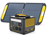 Batteries & Generators: Jump 600X 600W Power Station 110W Solar Panel 10A AC/DC