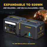 Batteries & Generators: Jump 600X 600W Power Station 110W Solar Panel 10A AC/DC