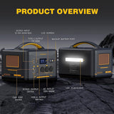 Fountain & Ponds Accessories: Jump 1000 1000W 1408Wh Power Station + 110W Solar Panel