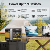 Generators: FlashSpeed 600 600W 499Wh AC/DC Portable Power Station Generator