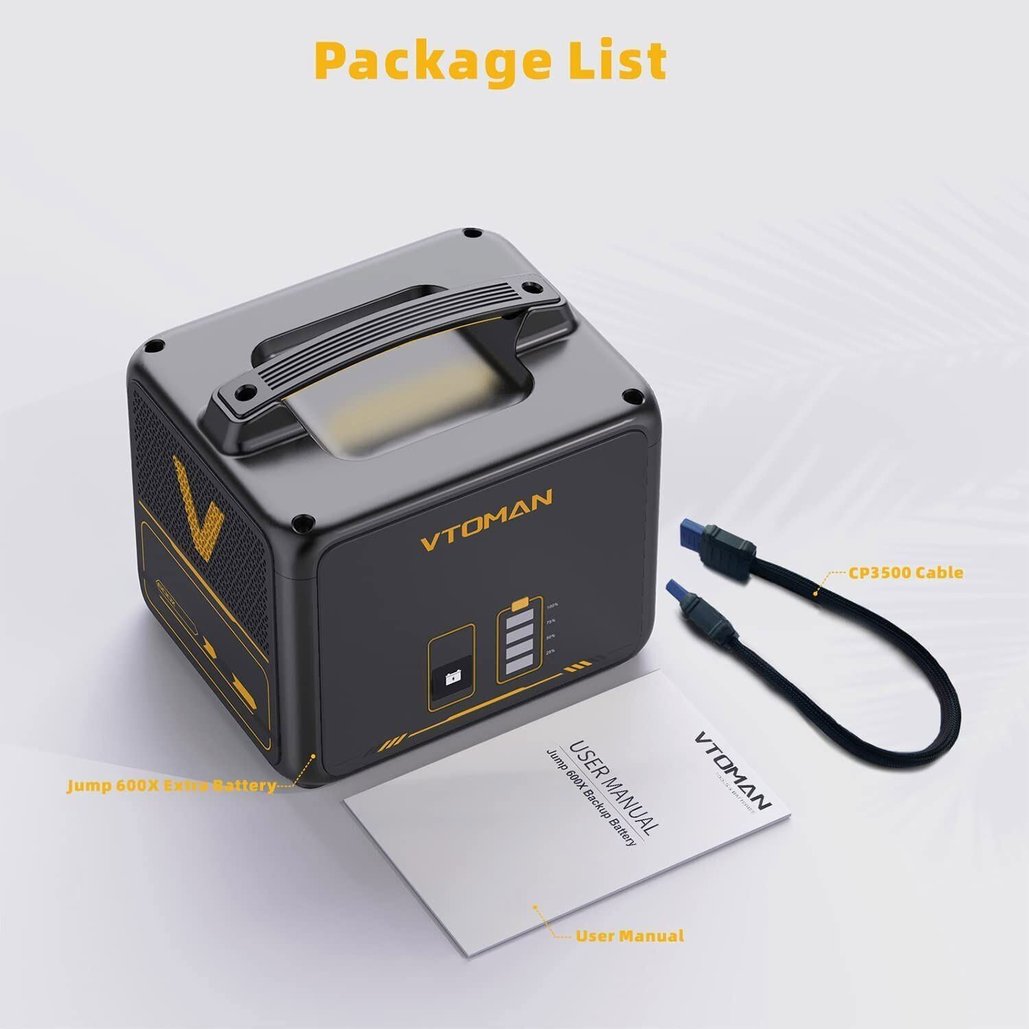 Power Banks & Chargers: 640Wh Solar Expansion Battery LiFePO4 BMS Jump 600X