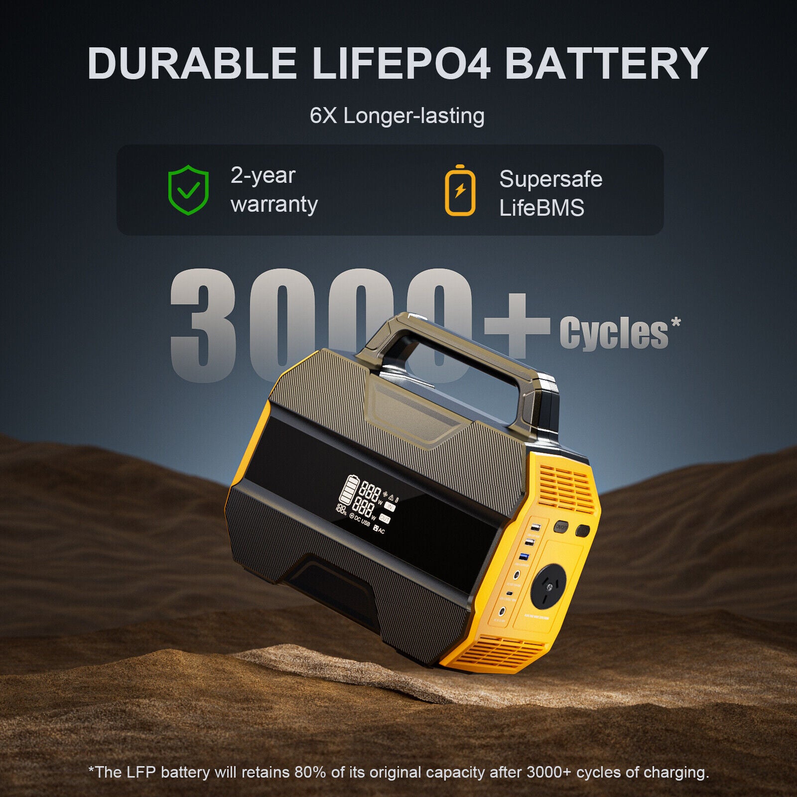Batteries & Generators: FlashSpeed 300 Solar Power Station 600W AC/DC for Camping AU