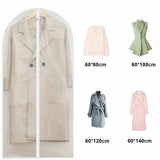 10PCS 60x120cm Transparent Clothes Cover Suit Dustproof Bag
