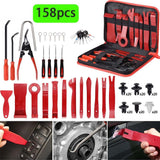 158pcs Car Trim Removal Tool Set Pry Bar Panel Door Interior Kit