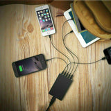 Powerboards & Adapters: 40W 5-Port USB Wall Charger Fast AC Adapter Multi Travel