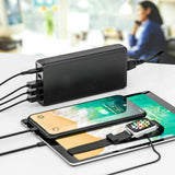 Powerboards & Adapters: 40W 5-Port USB Wall Charger Fast AC Adapter Multi Travel