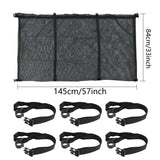 145x145CM Heavy Duty Pool Toy Storage Net Bag Adjustable Organizer