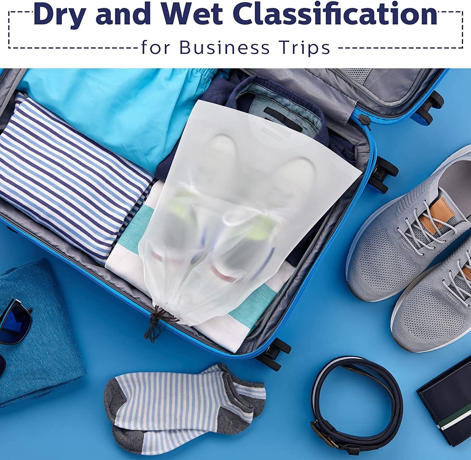 Cosmetic & Toiletry Bags: 10PCS Travel Shoe Bags Portable Storage Pouch Drawstring Dust Organizer