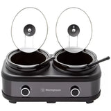 Rice Cookers & Steamers: Westinghouse Slow Cooker With Auto Function 2 x 2.5L