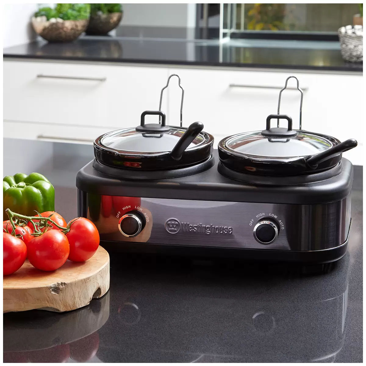 Westinghouse Slow Cooker With Auto Function 2 x 2.5L