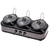 Rice Cookers & Steamers: Westinghouse Slow Cooker Ceramic Pots 3 x 2.5L