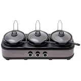 Rice Cookers & Steamers: Westinghouse Slow Cooker Ceramic Pots 3 x 2.5L