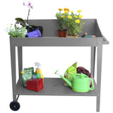 Kitchen & Bathroom DIY: Potting Bench Table Slate Grey 100 x 55 x 101cm