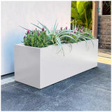 Automotive Repair & Speciality Tools: Metal Designer Planter Box 900 x 300 x 300mm Vibrant White
