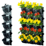 Gardening Tools: Quint vertical garden with 3 frames and 15 pots