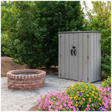 Sheds: Lifetime Vertical Shed With Shelves