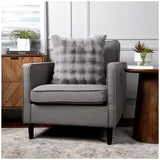 Cushions & Throws: Luxe faux fur cushion 55 x 55cm grey