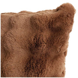 Cushions & Throws: Luxe Faux Fur Cushion 55 x 55cm Light Brown