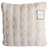 Cushions & Throws: Luxe faux fur cushion 55 x 55cm ivory