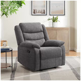 Arm Chairs & Recliners: Fabric glider recliner
